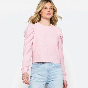 Pink Puff Long Sleeve Top